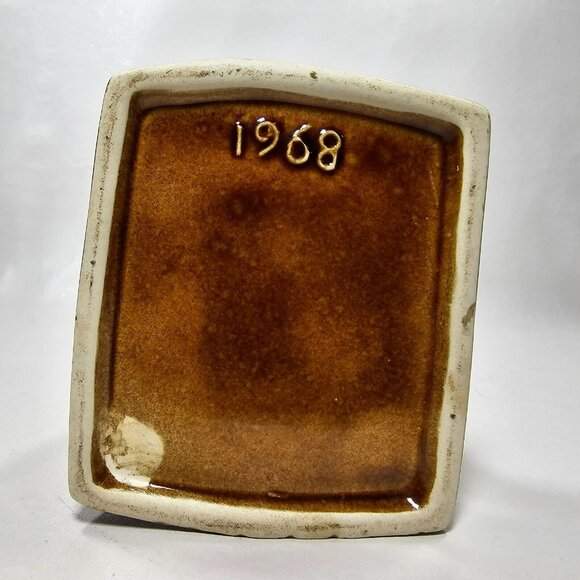 Ezra Brooks 1968 Empty Whiskey Decanter Bottle 16" Native American Chief - Picture 11 of 12